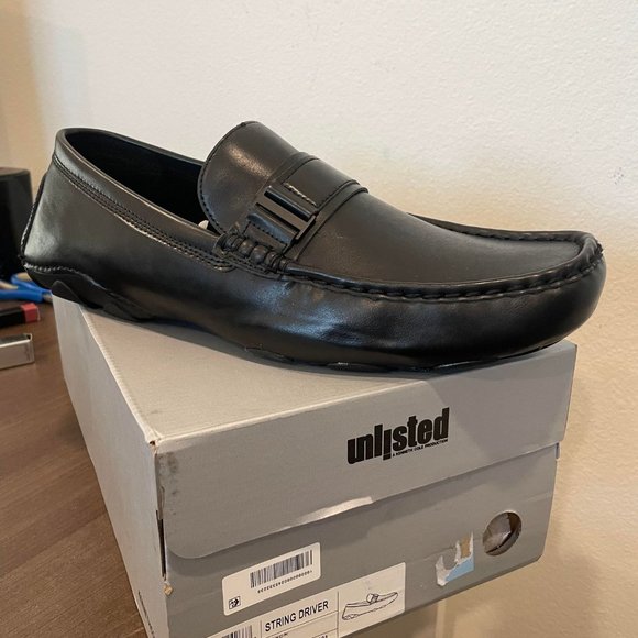 NEW KENNETH COLE UNLISTED STRING DRIVER MEN'S SHOES COLOR BLACK SIZE 12M - Picture 1 of 8